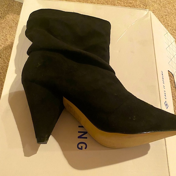 Black call it spring boots, (cone heel) - Picture 4 of 7